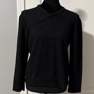 Vintage Kenzo Homme  Black V-Neck Sweater